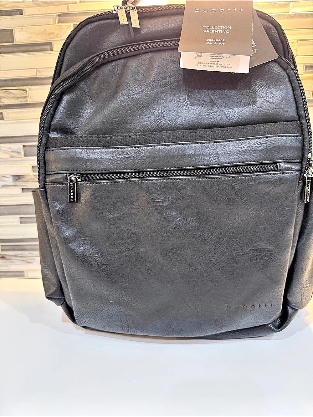 bugatti Black Backpack